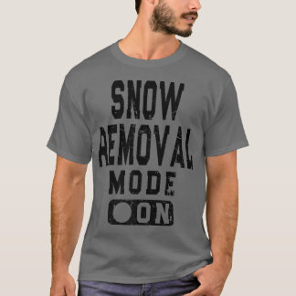 Camiseta Modo Engraçado De Remoção De Neve No Memória Do Dr