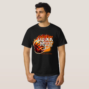 Camiseta Modo Enterrada Ativado – Basquete em Chamas Esport