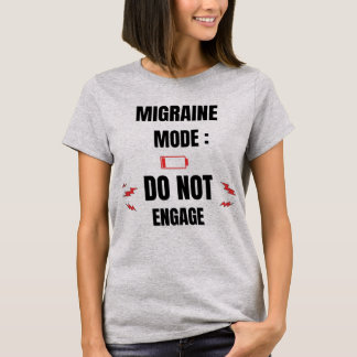 Camiseta Modo Enxaqueca – Não Interaja