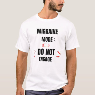 Camiseta Modo Enxaqueca – Não Interaja
