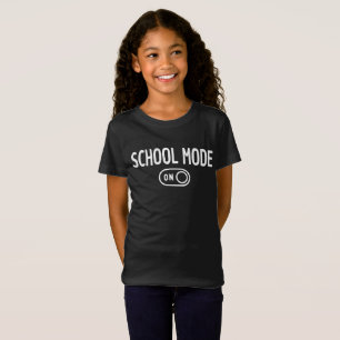 Camiseta Modo Escola Ativado - De Volta à Escola