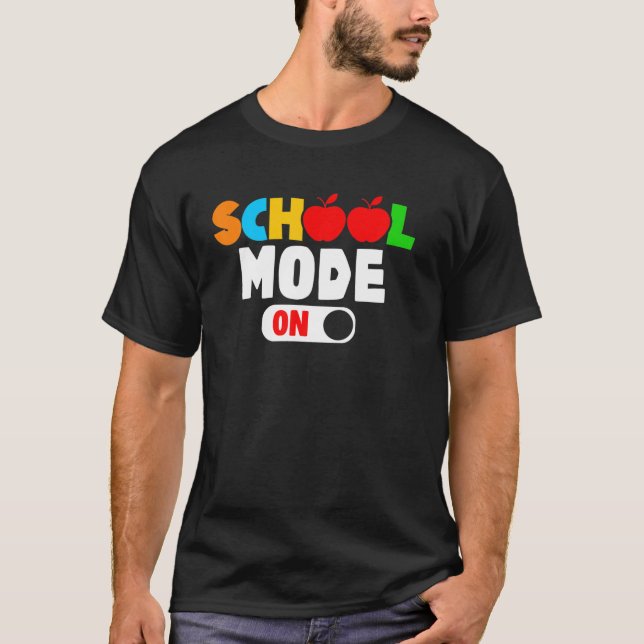 Camiseta Modo Escolar Ativado (Frente)
