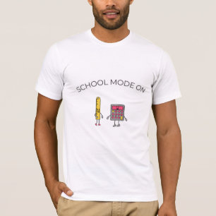 Camiseta Modo Escolar no T-Shirt
