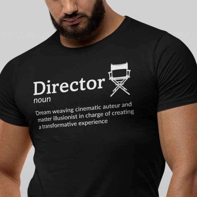 Camiseta Modo Escuro de Definição do Diretor - Criador de A (Criador carregado)