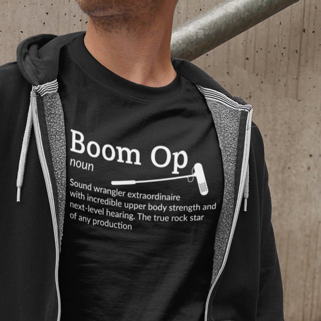 Camiseta Modo Escuro Definição de Operação de Boom - Tripul (Criador carregado)