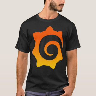 Camiseta Modo Escuro do Ícone Grafana