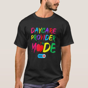 Camiseta Modo Esquadrão Do Fornecedor De Cuidados De Dia No
