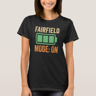 Camiseta Modo Fairfield em Projeto de Bateria