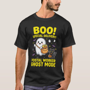 Camiseta Modo Fantasma dos Trabalhadores dos Correios no Ha