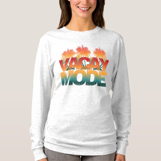 Camiseta modo férias (Frente)