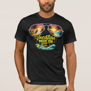 Camiseta Modo Férias Ativado Sente-se Como Verão Suave à Be