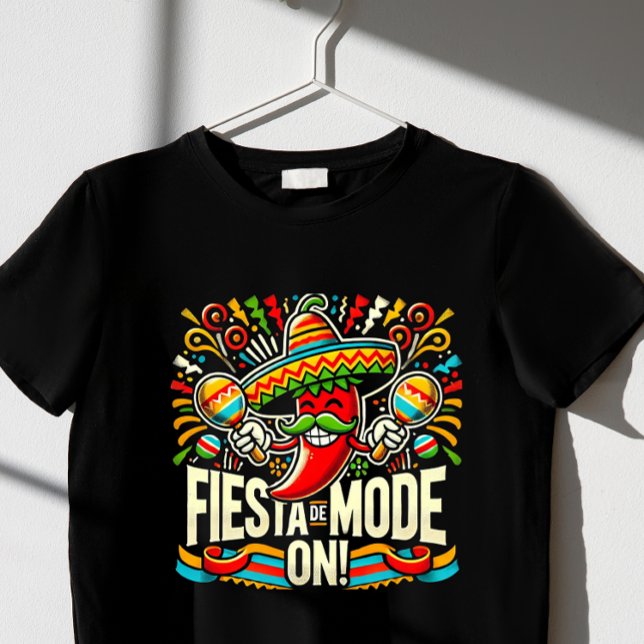 Camiseta modo fiesta ligado! (Criador carregado)