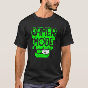 Camiseta modo gamer em jogos