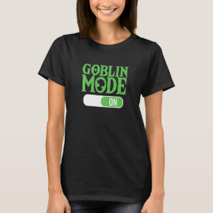 Camiseta Modo Goblin no Termo Preguiçosa Palavra do Ano