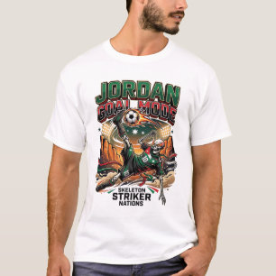 Camiseta Modo Gol da Jordânia Esqueleto Striker Nations Dyn