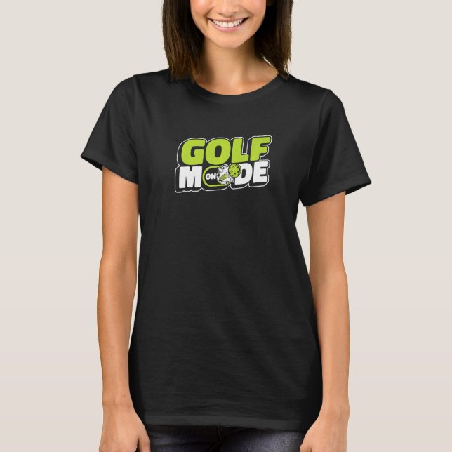 Camiseta Modo Golfe No Golfer Golfing Legend Player Pro Gol (Frente)