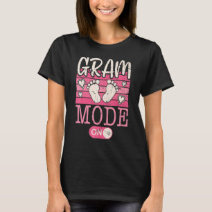 Camiseta Modo Gram Gênero Revelar Família Bebê
