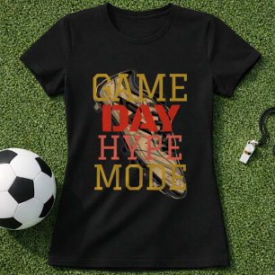 Camiseta Modo Hype Dia de Jogo Fã de Futebol