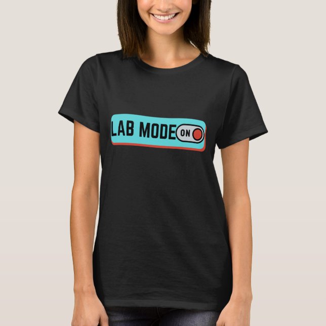 Camiseta MODO LAB LIGADO - T-Shirt LABLIFE (Frente)