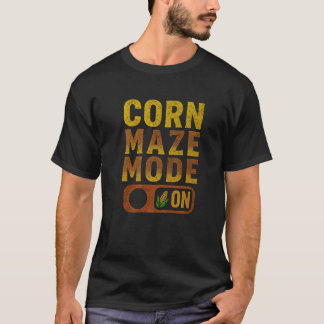 Camiseta Modo Labirinto de Milho Ativado Interruptor Rústic
