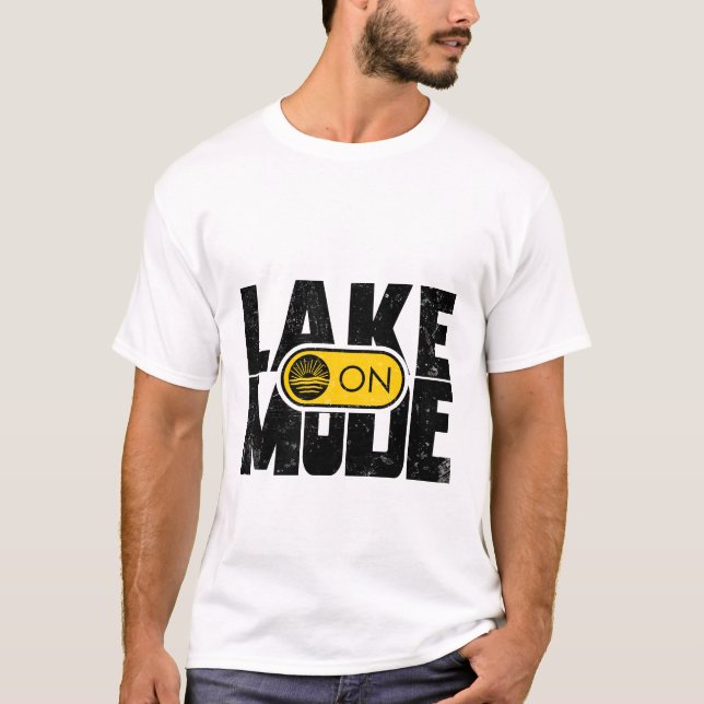 Camiseta modo lago ativado (Frente)