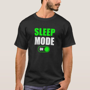 Camiseta Modo Latente No Modo De Sono Engraçado Ligado