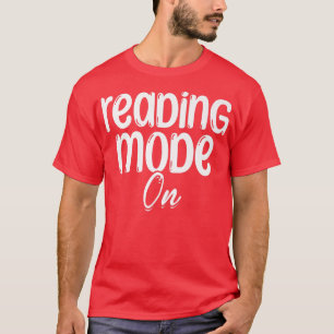 Camiseta Modo Leitura De Livro Na Bo Leitura Do Livro De Bi