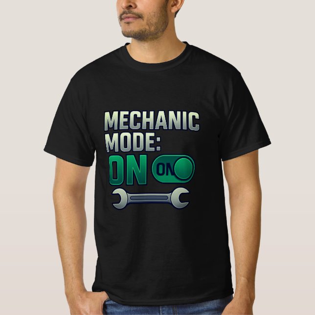 Camiseta Modo mecânico Ativar T-Shirt (Frente)