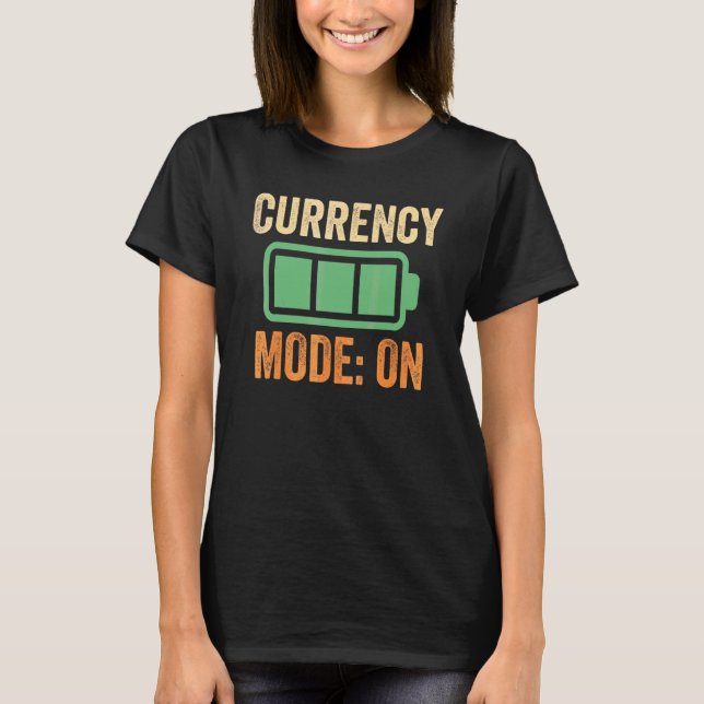 Camiseta Modo Moeda na Bateria Projeto (Frente)