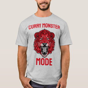 Camiseta Modo Monstro do Curry Amante do Curry