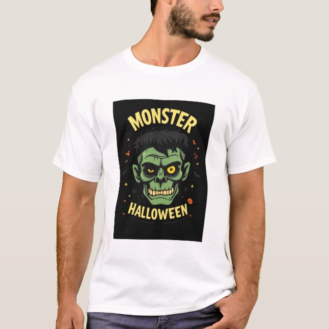 Camiseta Modo Monstro – Halloween (Frente)