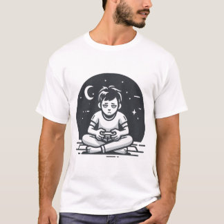 Camiseta Modo Noturno do Gamer Cansado