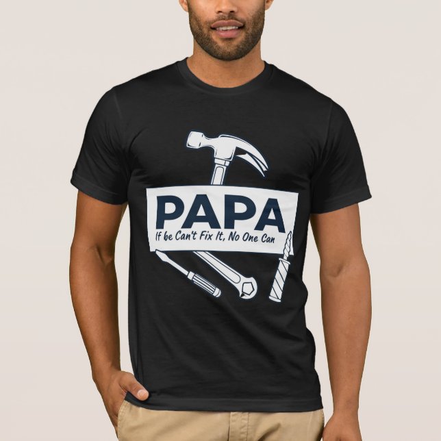 Camiseta Modo pai: Ativado - T-Shirt Dia de os pais Engraça (Frente)
