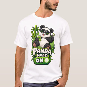 Camiseta Modo Panda Ativado
