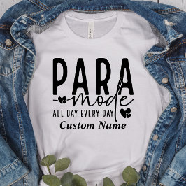 Camiseta Modo Paraprofissional, Paraprofissional, Presente 