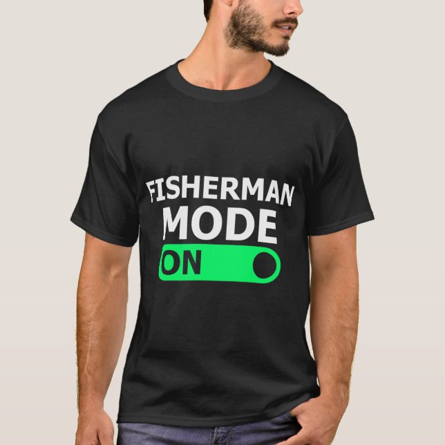 Camiseta Modo Pescador Ativado (Frente)