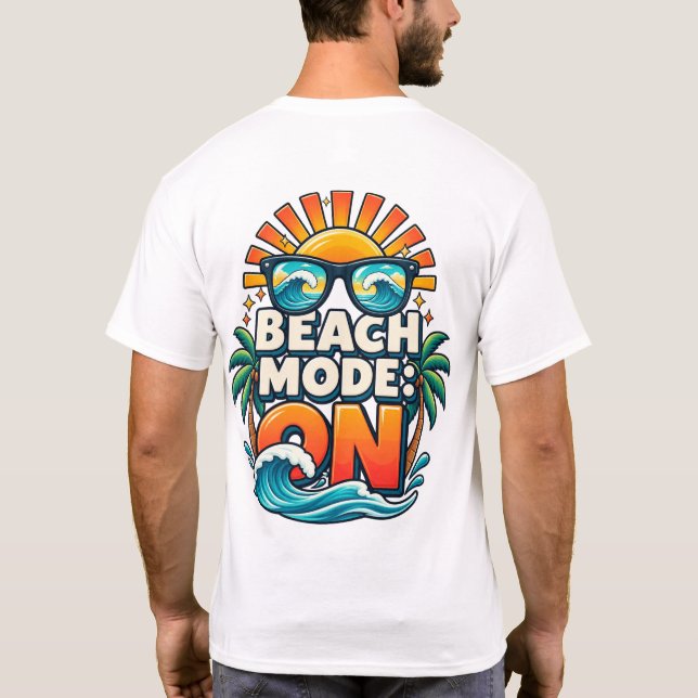Camiseta Modo Praia: Pronto (Verso)