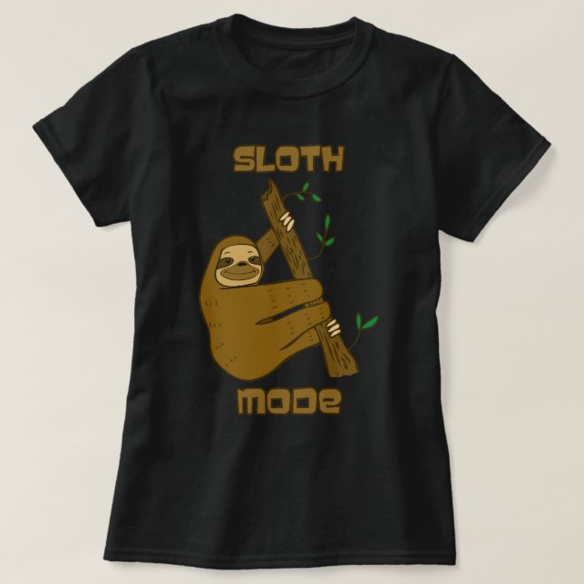 Camiseta Modo Preguiça (Frente do Design)