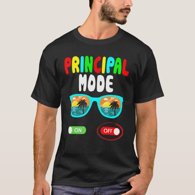 Camiseta Modo Principal Desligado Último Dia De Férias De V (Frente)