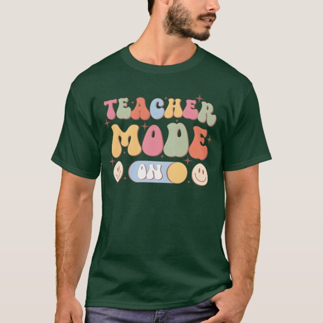 Camiseta Modo Professor Ligado Amigo da Escola Backo (Frente)