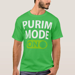 Camiseta Modo Purim No Figurino Do Festival De Purim Funny