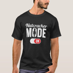 Camiseta Modo Quebra-Nozes ATIVADO Festa de Natal Engraçada