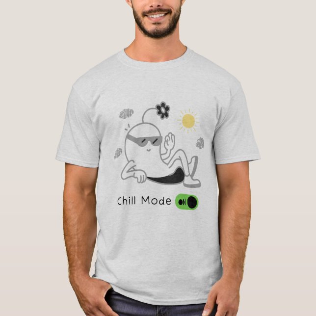 Camiseta Modo Relaxar Ativado (Frente)