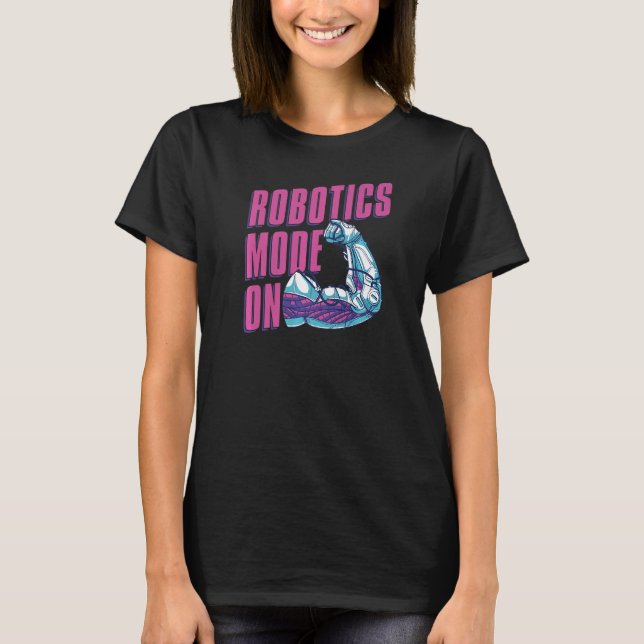 Camiseta Modo Robôs No Robótico Ai Artificial Intelligence (Frente)