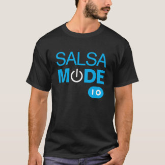 Camiseta Modo Salsa Nos Dançarinos Funny Salsa Essenciais