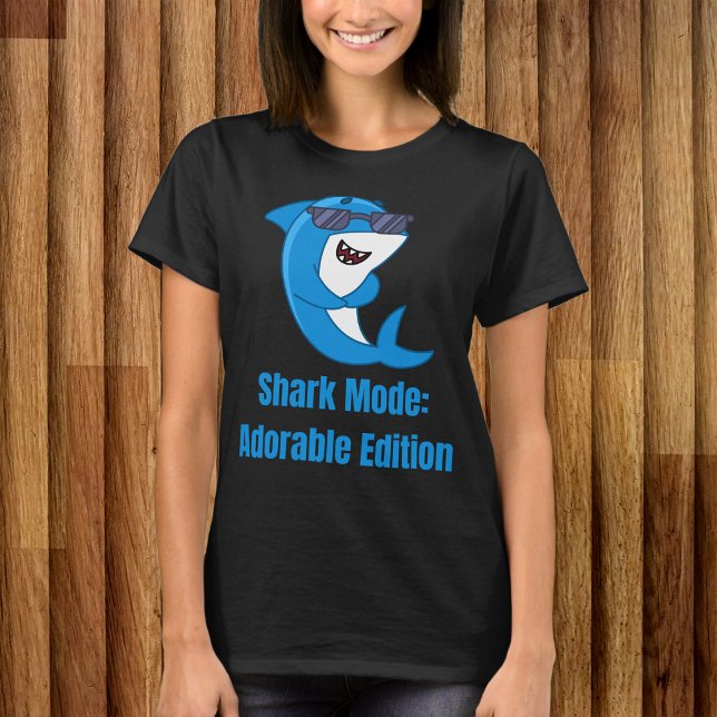 Camiseta Modo Shark: Edição Adorável (Criador carregado)