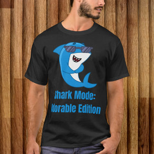 Camiseta Modo Shark: Edição Adorável