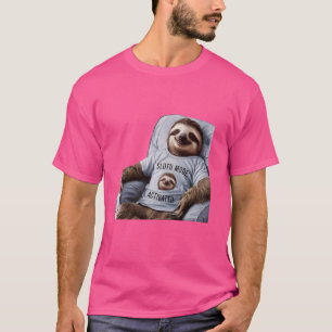 Camiseta Modo Sloth Engraçado Ativado Design para Amantes d