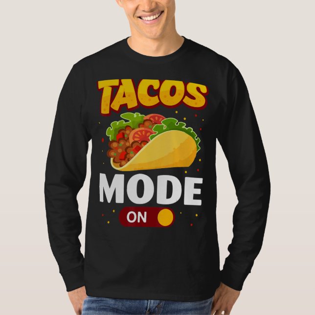 Camiseta Modo Taco Em Tacos (Frente)