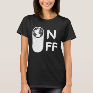 Camiseta modo tempo de vida ligado dá a este mundo uma boa